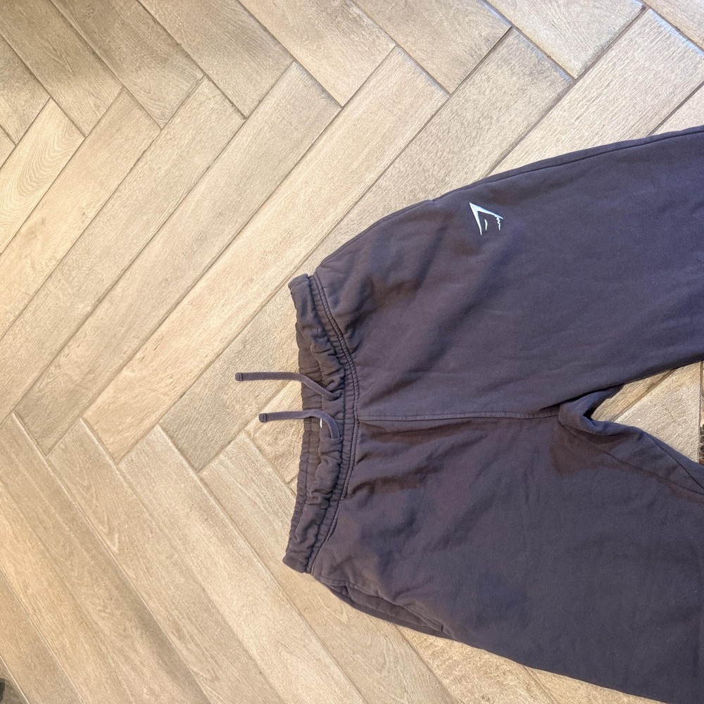 Gymshark Jogger Pants Mens L gray Sweatpants Tapered Drawstring Pockets - Picture 2 of 14
